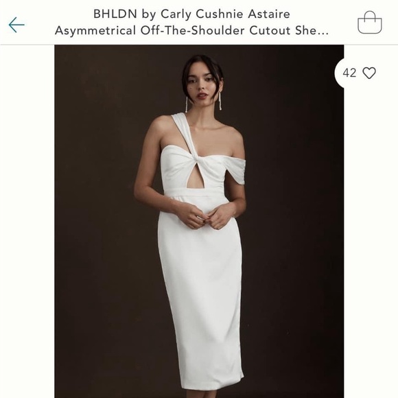 NWT BHLDN by Carly Cushnie Astaire
Asymmetrical Off-The-Shoulder Cutout Dress - Picture 1 of 5